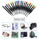 thumbnail image 5 of Juego De Destornilladores Industry 19Pcs, Juego De Destornilladores Micro Cruzados De Acero De Aleación Magnética De 0.8-3 Mm Con Pinzas Para Reloj, Anteojos, Joyería, Industria De Reparación Electrón Muyoka Hogar, 5 of 7