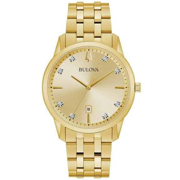 Bulova Classic Quartz Diamond Men's Watch