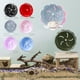 thumbnail image 3 of Rueda de hámster de plástico transparente rosa y azul para hámsteres 2024 Y9Z4, 3 of 7