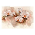 thumbnail image 3 of Tiptophomedecor Floral Wallpaper Wall Mural - Pale Yellow Orchids, 3 of 4