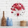 thumbnail image 7 of SKYSONIC Valentine's Day Hearts Wall Clock 10 Inch Silent Non Ticking Round Clock Oil Painting Clock Easy to Read Clock for Living Room Bedroom Bathroom Home Decor, 7 of 7