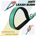 thumbnail image 3 of VIVAGLORY Laisse pour Chien Twingrip, Laisse Double Poignée pour l'Entraînement et la Marche avec Poignée de Circulation et 2 Boucles, Contrôle de Circulation Réfléchissant Robuste pour Chiot Animal de Compagnie, 5 Pieds x 1/2 Po, Vert, 3 of 6
