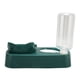 thumbnail image 3 of Cuencos de agua para mascotas, alimentador de agua automático desmontable elevado, juego de platos de comida para perros pequeños y medianos, color verde oscuro, 3 of 12