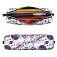thumbnail image 2 of Honeii music Skull record mike Pattern Pencil Case, Pencil Pouch, Pencil Case Small, Pencil Pouch Aesthetic, PVC Pencil Pouch, Pencil Bag, Makeup Pouch, 2 of 7
