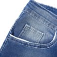 thumbnail image 6 of Men’s Straight Fit Jeans with Contrast Stitching Classic Five Pocket Design Durable Denim Pants for Everyday Wear, 6 of 6