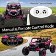 thumbnail image 4 of OUYAWEI 24V Ride On UTV Car Battery Powered Electric Off-Road Remote Control 200W Motors LED Lights Music Rose Red, 4 of 7