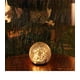 thumbnail image 1 of Luces solares de jardín, bola de vidrio agrietada impermeable, LED blanco cálido para decoración al aire libre, camino, patio, césped, 1 globo (4,7 pulgadas), 1 of 5