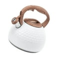 thumbnail image 2 of Stainless Steel Whistling Kettle White Tea Pot kettle large White Tea Pot Tea Pot with Wooden whistle stove with Wooden kettle for Handle 2.8L, 2 of 8