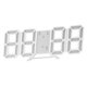 thumbnail image 4 of Reloj de escritorio digital LED, reloj moderno con luz , relojes de pared para , reloj despertador de escritorio ajustable con brillo para W_Blanco BLESIY Reloj de pared digital 3D, 4 of 8