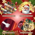thumbnail image 4 of Santa Claus Design Christmas Banner Festive Decorations Santa Claus Backdrop Red & White Christmas Ornaments Holiday Display for Christmas Party Home Indoor Photo Shoot, 4 of 9