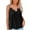 Black, variant on Odeerbi Tank Top for Women Camisole Trendy Casual Sling Solid Color Sleeveless Lace V-Neck Top Pink