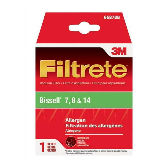 3M Filtrete Bissell 7, 8 & 14 Allergen Vacuum Filter