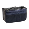 thumbnail image 2 of Bolsa Organizadora de Viaje con Doble Cremallera, Bolsillos de Malla Transparente y Diseño Multicompartimento: Bolsa de Almacenamiento Plegable de Poliéster para Cosméticos, Artículos de Aseo, Papele, 2 of 6