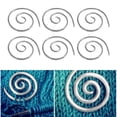 thumbnail image 1 of 6x Agujas de tejer circulares de acero inoxidable Dia. Agujas de ganchillo de hilo de 5 cm para amantes y principiantes del hilo de tejer Macarena Agujas de tejer, 1 of 8