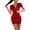 Red Womens Summer Dress, variant on USSUMA Sundresses for Women Casual Summer Short Sexy Lapel Club Bodycon Mini Dresses Beach Vacation Solid Color Tight Trendy Sun Dress V Neck Sleeveless Dress Party Wedding Guest