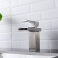 thumbnail image 7 of Bathroom Faucet, Single Handle Single Hole, Brushed Nickel, 7 of 7