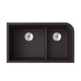 thumbnail image 2 of Swan Surfaces 33'' L x 22'' W Double Basin Undermount Kitchen Sink, 2 of 4