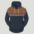 thumbnail image 5 of PMUYBHF Chandail pour Homme Homme Drôle Homme Hiver Printemps Décontracté Col Rond Manches Longues Chandail à Capuche Imprimé 3D Haut Blouse Chandails pour Hommes Col Rond 3TG, 5 of 5