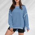thumbnail image 2 of Futezty Womens Oversized Sweatshirts Pullover Casual Crewneck Long Sleeve Tops Comfy, 2 of 4
