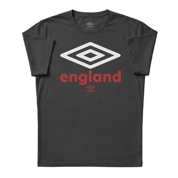 Umbro Mens England Diamond Logo T Shirt (Black, S-XXXL)