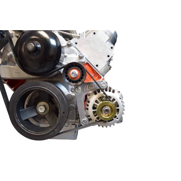 ICT Billet LS1 Camaro Alternator Bracket Factory Style Low Mount LSX LS American Made Billet Aluminum 5.7L Firebird LSX LS3 LS2 LQ4 LQ9 LS6 L92 L99 L33 LR4 551667-2