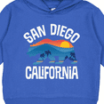 thumbnail image 3 of Inktastic San Diego California Bear Sunset Toddler Hoodie, 3 of 4