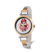 Minnie Mouse Women's Two-Tone Alloy Bridle Watch, Two-Tone Alloy Bracelet