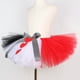 thumbnail image 5 of Falda de tul de reina roja para niña, disfraz de reina de corazones para fiesta de Halloween, minifaldas de tul mullidas para niñas, conjunto de tutú para bebé, 5 of 5