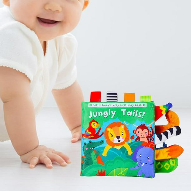 Libro de tela para bebé CUTICAT animales en 3D Juguetes de aprendizaje