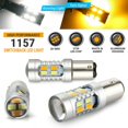 thumbnail image 2 of 10pcs Dual Color Led Bulb T25 3157 P27/7w Car Drl Turn Signal Reversing Brake Lamp B, 2 of 5