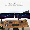 thumbnail image 3 of VIVO Steel Telescoping Flush Wall Mount for Dual 27" to 38" Ultra Wide Monitors, 3 of 8
