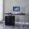 thumbnail image 1 of Bureau avec rangement Huson, Noir, 1 of 3