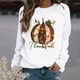 thumbnail image 2 of Camisas de Acción de Gracias Para Mujer Sudadera de Manga Larga Con Estampado Blusa Informal Jersey Odeerbi  ODB122542, 2 of 4