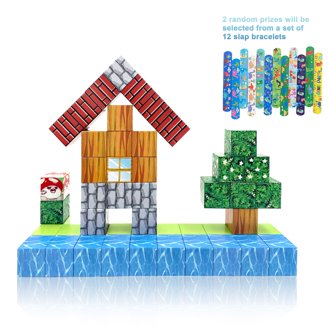 Cra-Z-Art MagCreator 83 Piece RC Multicolor Magnetic Tiles Motion