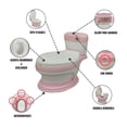 thumbnail image 2 of Baño Entrenador Bacinica The Baby Shop  con sonido, antiderrapante y asiento acojinado Rosa, 2 of 8