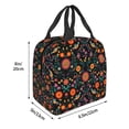 thumbnail image 3 of Easygdp Mexican Flower And Birds Bolsa Térmica Premium - Tela Oxford Impermeable, Gran Capacidad, Bolsillo Frontal, Unisex para Trabajo, Escuela, Actividades al Aire Libre y Picnics, 3 of 8