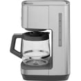 thumbnail image 4 of Cafetera GE Drip, jarra de vidrio para 12 tazas con temporizador, acero inoxidable, 4 of 8