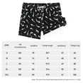 thumbnail image 2 of Bañador de secado rápido para hombre, shorts de tabla, shorts de playa (Negro L), 2 of 6