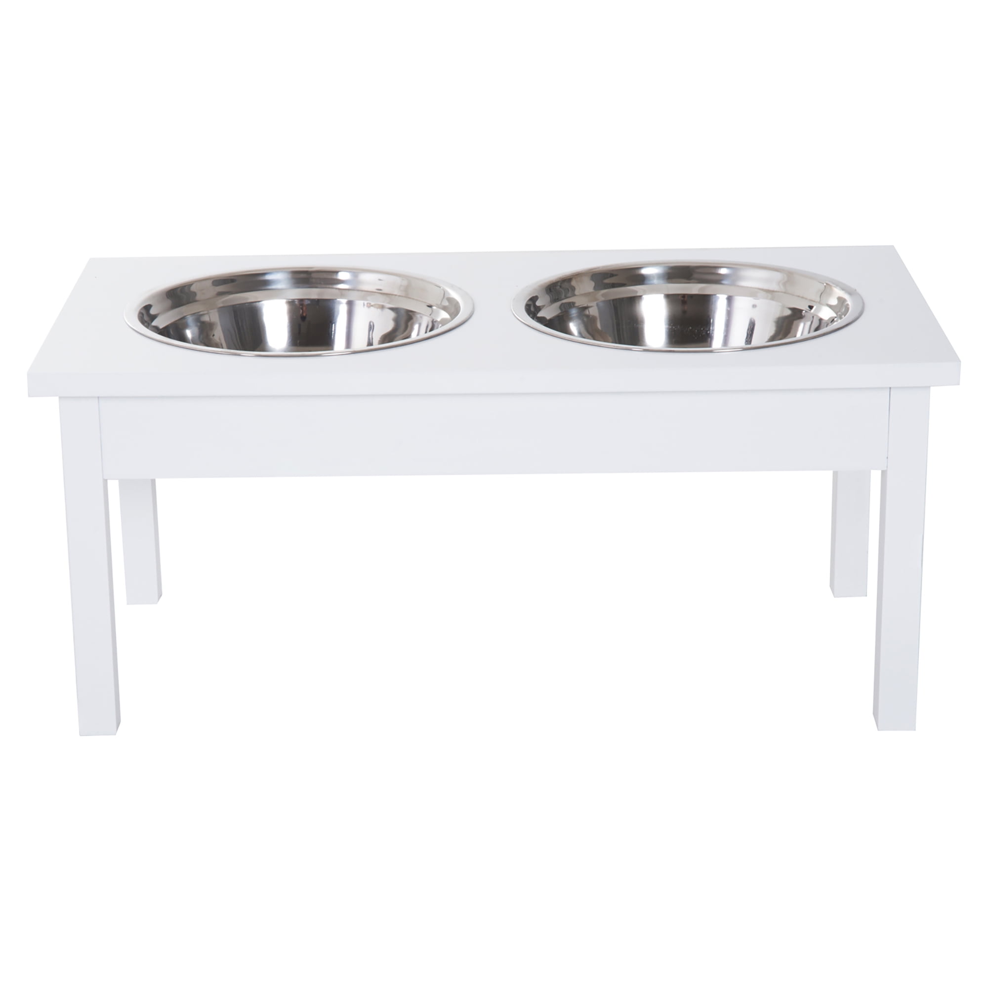 Pet Feeder Stand, Wooden Dog Food Bowls Stand