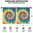 thumbnail image 2 of Blackout Kids Curtains,Colorful Rainbow Tie Dye Spiral Pattern Childrens Insulated Curtains Set Of 2,Bedroom Essentials,Toddler Room Decor 52"x63", 2 of 5