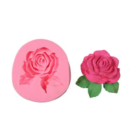 

Silicone 3D Big Rose Flower Fondant Cake Chocolate Sugarcraft Mould Mold Tool