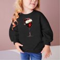 thumbnail image 2 of XFYSSS Mode Décontractée Sweat à Capuche Automne et Hiver pour Filles Grand Sweat à Capuche pour Enfants Imprimé Manches Longues Col Rond Blouse, 2 of 4