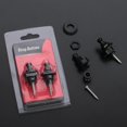 thumbnail image 2 of 2 Pcs Guitar Strap Locks Round Head Buttons for Acoustic Electric Bass PartsBlack, 2 of 9