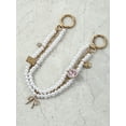 thumbnail image 4 of No Boundaries Gold-Tone and Faux Pearl Multi Row Charm Chain, 1-Piece, Women’s, 4 of 4