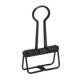 thumbnail image 1 of 50 Pcs Hollow Metal Binder Clips for Documents, Papers, Test Reports, Black, 1 of 1