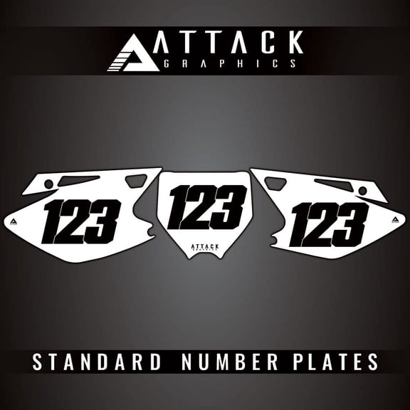 Attack Graphics Number Plate Backgrounds