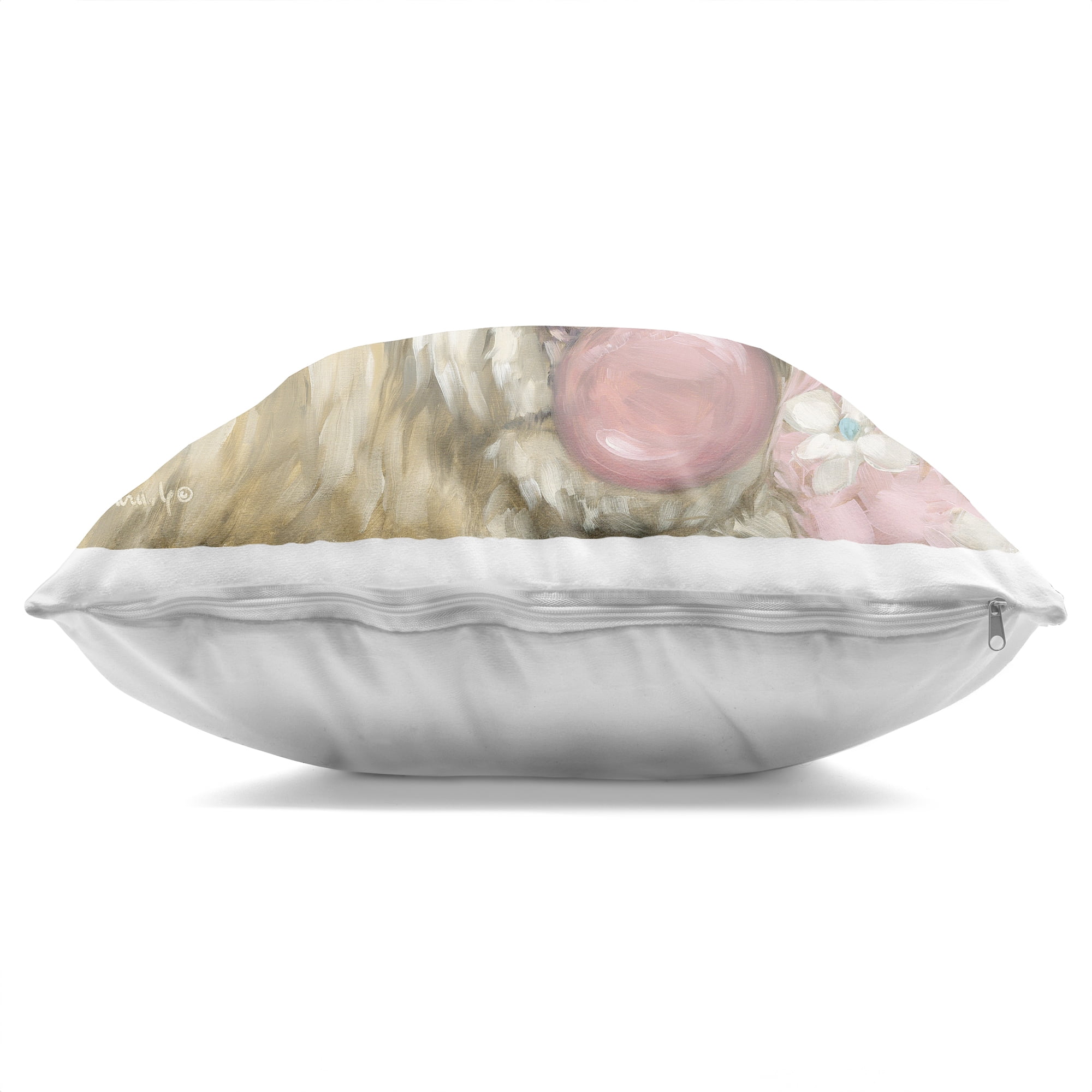 Stupell Industries Bubblegum Cutie Cattle Decorative Printed Throw Pillow, design by Sara G. Designs