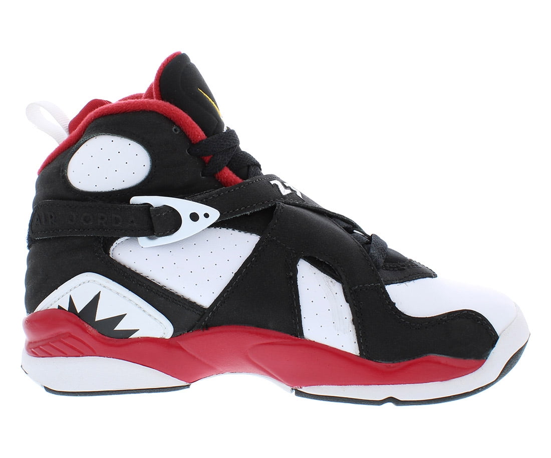Nike Big Kid's Air Jordan 8 Retro Shoes, Paprika/Black-White, Size