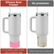 thumbnail image 5 of Uxcell Funda de Botella de Agua de Silicona [2PCS] - Funda Protectora Antideslizante para Proteger Botellas de Agua de Rasguños - [Rosa - 2.75 IN], 5 of 7