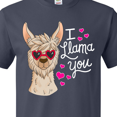 thumbnail image 3 of Inktastic I Llama You with Llama Illustration T-Shirt, 3 of 4